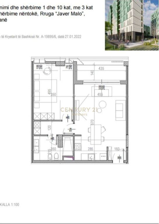 1+1 91m2 RiverSide Residence