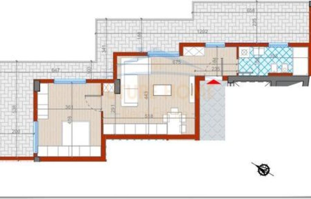 In vendita, Appartamento 1+1, Complesso UrbanVista Tirana, Don Bosko