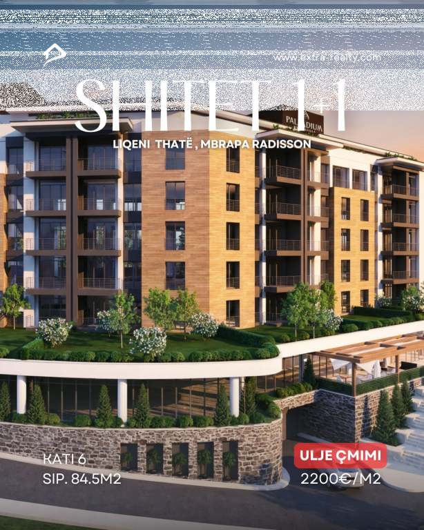 Lago secco, in vendita 1+1, Palladium Residence dietro Radisson