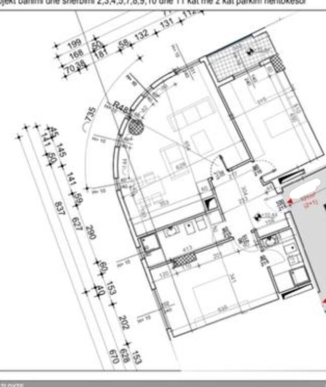 Shitet Apartament 2+1+2