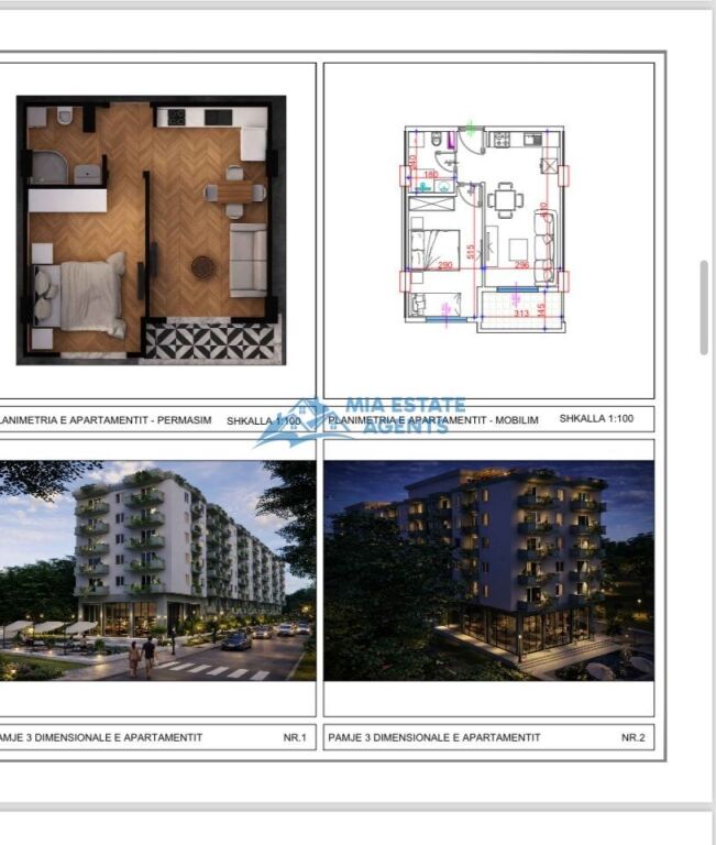 Apartament 1+1 per shitje tek ERDIAR Residence!!