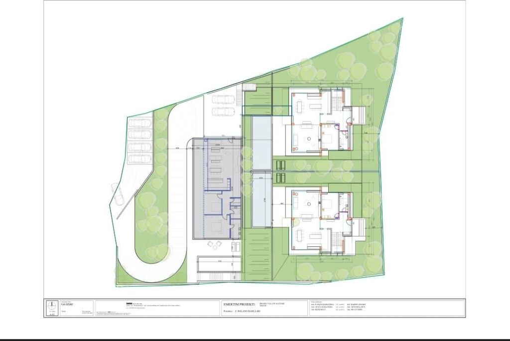 TERRENO IN VENDITA CON PROGETTO E PERMESSO DI COSTRUZIONE PER VILLA CON VISTA SU TIRANA