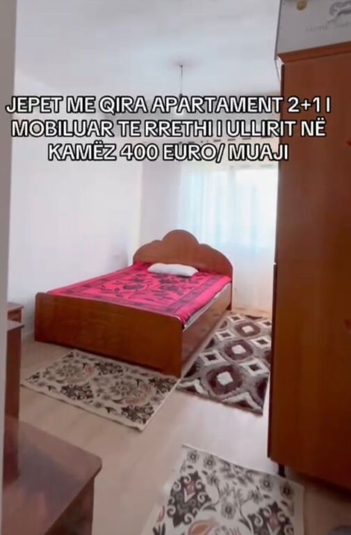 Apartment 2+1 for rent Kamez