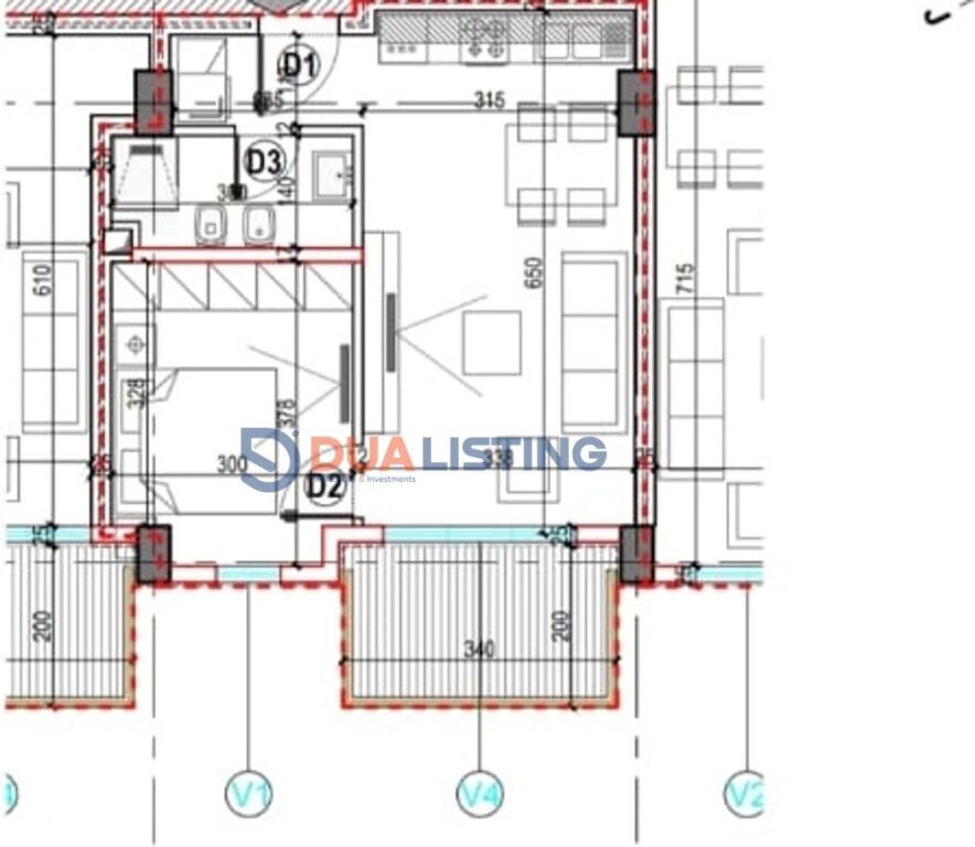 Apartament 1+1 me qira, Kompleksi E88!