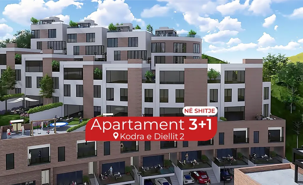Appartamento 3+1 in vendita – Kodra e Diellit 2, Tirana