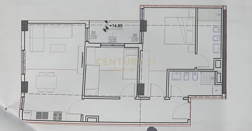 SHESIM APARTAMENT 2+1+2 – KOMUNA E PARISIT