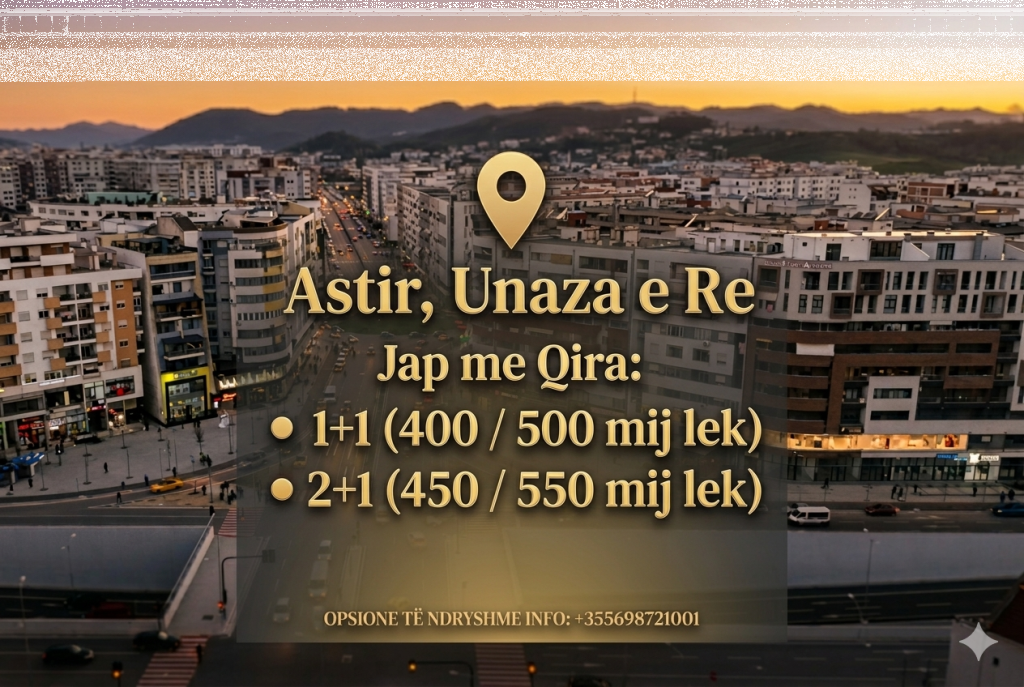 Affittasi 1+1 al Viale Migjeni