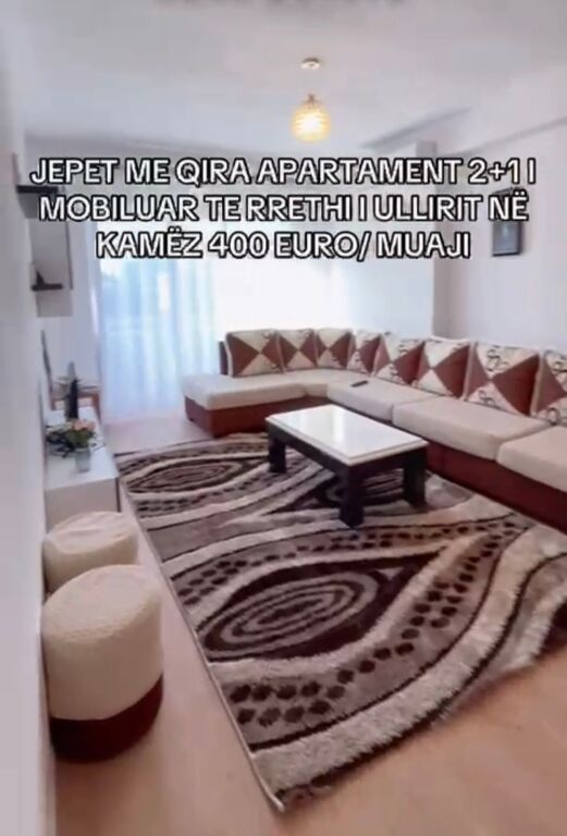 Apartment 2+1 for rent Kamez