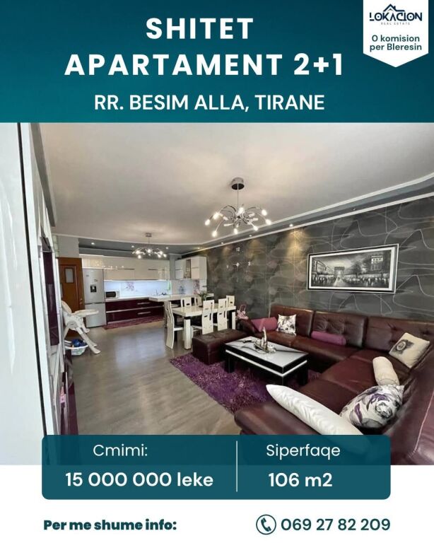 SHITET APARTAMENT 2+1