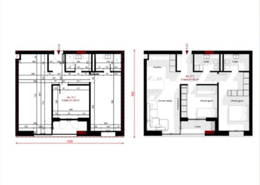 📍 Fati Residence – Apartament 2+1