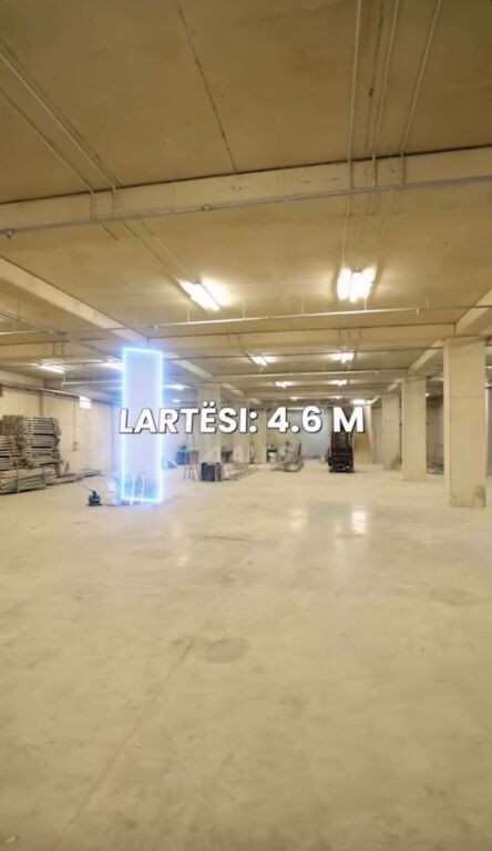 VENDESI CAPANNONE INDUSTRIALE IN AFFITTO 4600M2 FUSHE MEZEZ