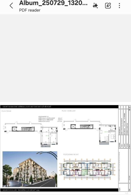 SHITET APARTAMENT 1+1 NE GOLEM