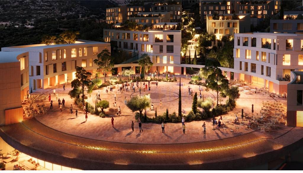 Shitet, Duplex 3+1+2, Rezidenca "Sun Palasë" Vlorë