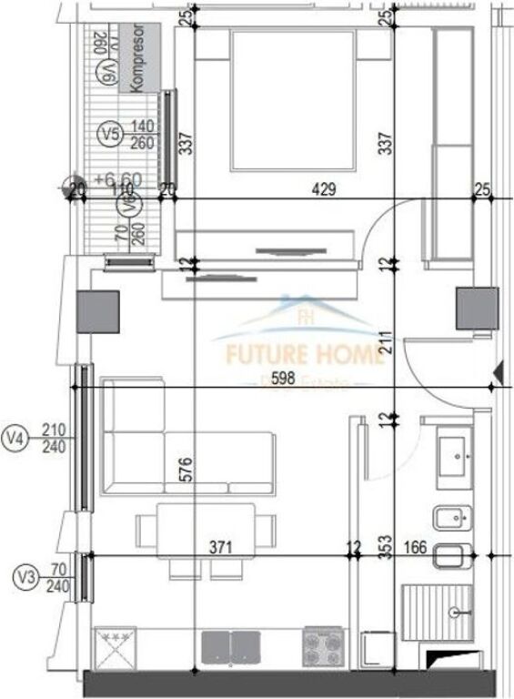 Appartamento 1+1 in vendita Comune di Parigi White Cloud