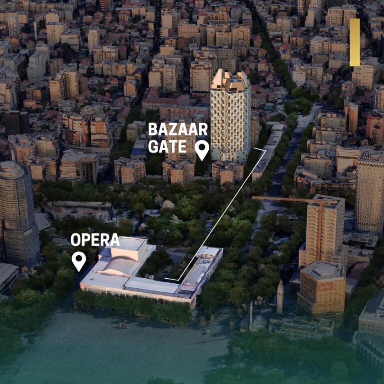 🏡✨ Shitet Apartament 1+1 – Bazaar Gate, Qendër e Tiranës ✨🏡