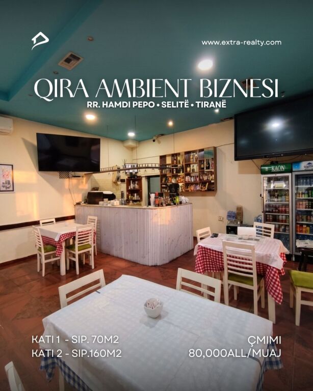 Business premises for rent – Selitë 📍 Hamdi Pepo Street (near Mobileri Shaga)