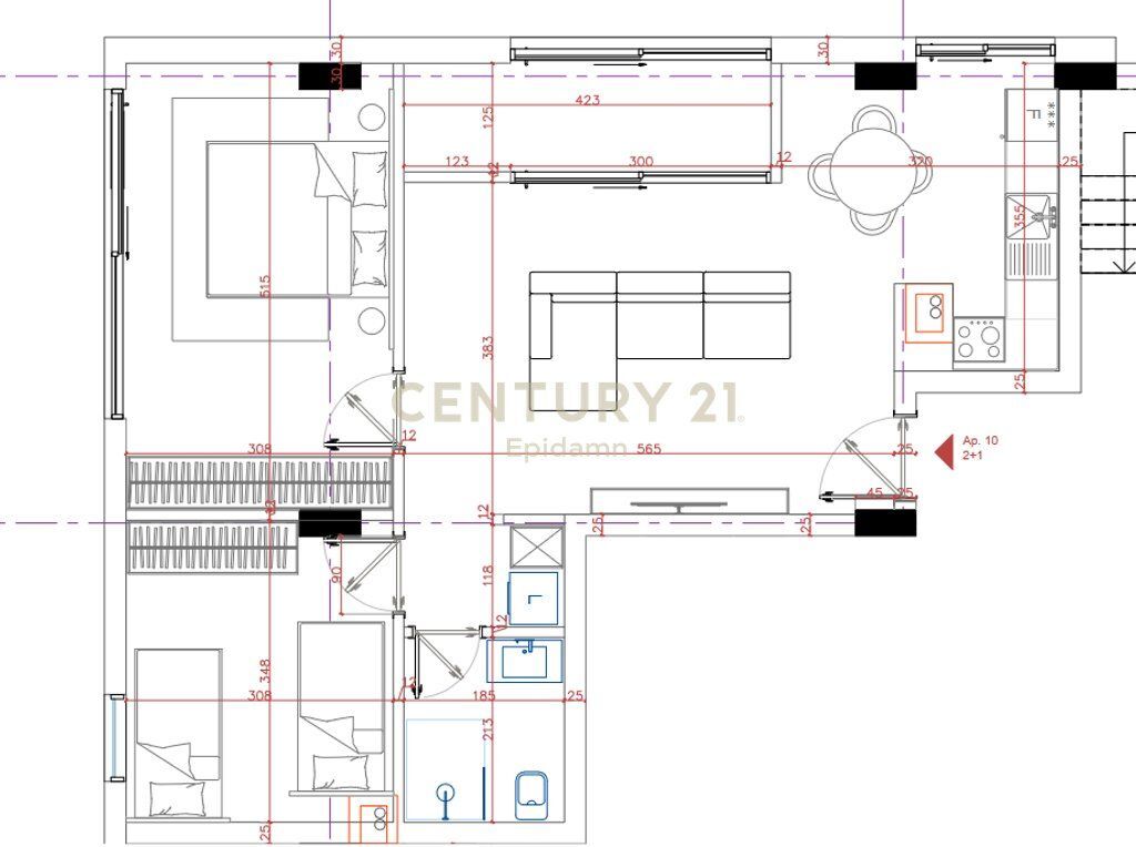 SHITET APARTAMENT 2+1 NË " PORTO LALZI " HAMALLAJ