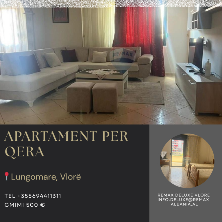 🌊 APPARTAMENTO 2+1 IN AFFITTO – LUNGOMARE, VLORA