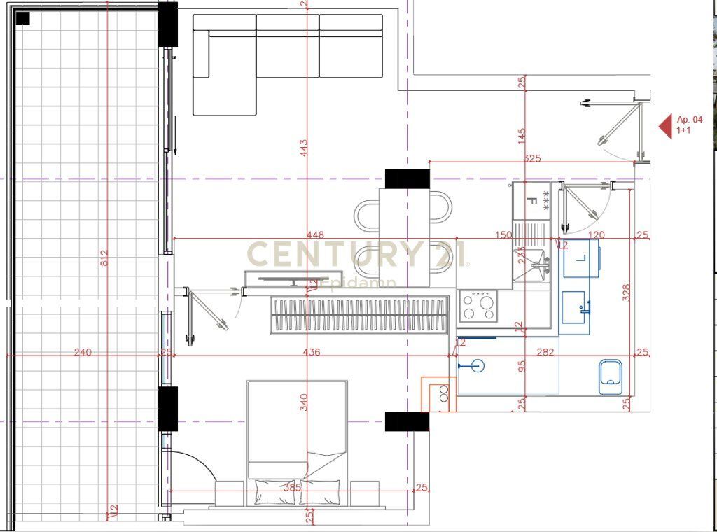 SHITET APARTAMENT 1+1 NË " PORTO LALZI " HAMALLAJ