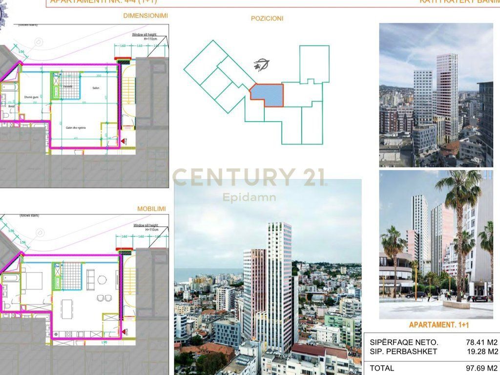 APARTAMENT 1+1 PËR SHITJE, KULAJA E DURRËSIT