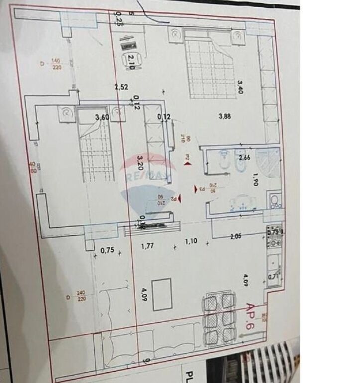 Apartment 2+1 for Sale in Yzberisht ID: 530411012-190