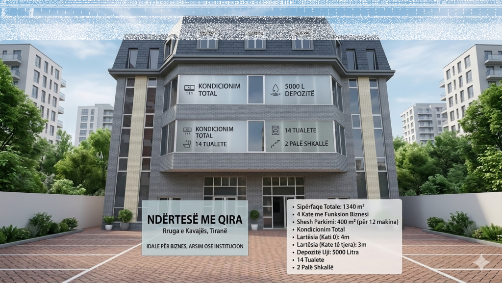 Edificio di 4 piani 1340 m² - Via Kavaja