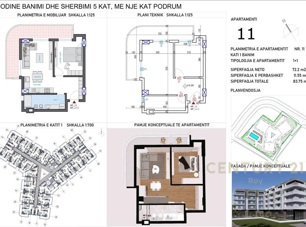 VIKTORI LUXURY APARTMENTS, QERRET ! 121,437 € Sup. Totale  84m2  Sup. interna  72m2