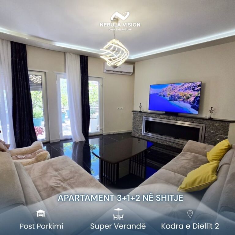 Appartamento 3+1+2 Con Verande In Vendita, Kodra e Diellit 2