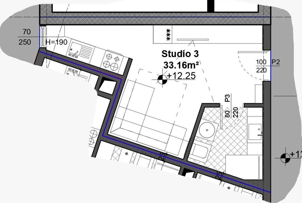 FOR SALE 4 STUDIO APARTMENTS – FORMER AVIATION FIELD
