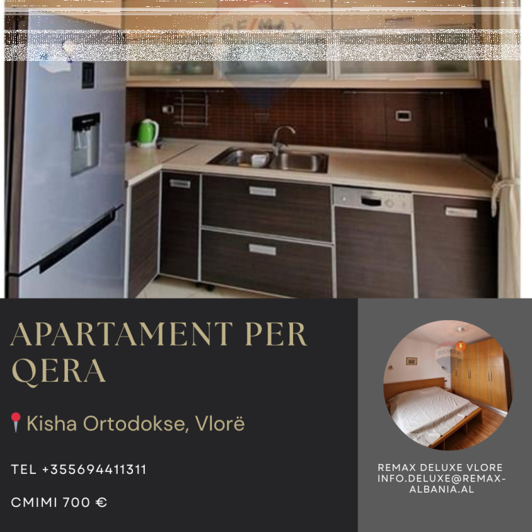 🏡 APPARTAMENTO 4+1 IN AFFITTO – CENTRO, VLORA