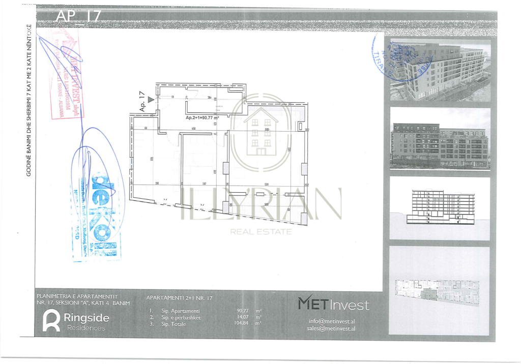 Appartamento 2+1 in vendita a Paskuqan – Complesso moderno, fase di costruzione