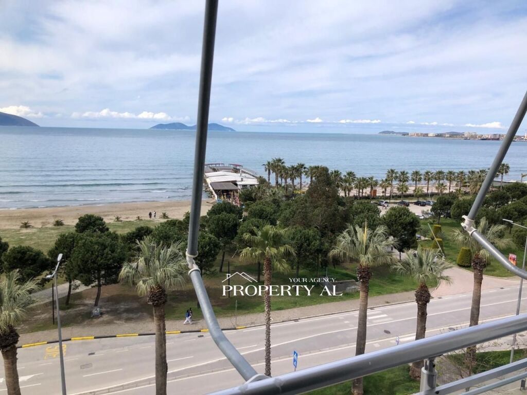 Apartament për shitje në vijë të parë – Lungomare, Vlorë | Pamje ballore deti