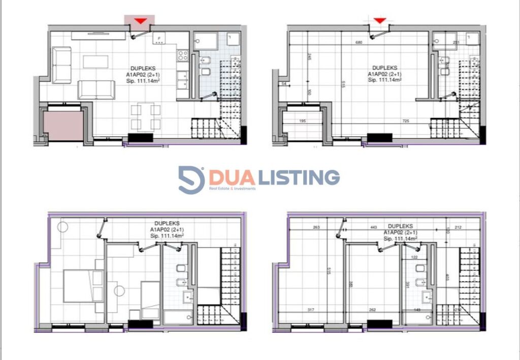 Shitet Duplex 2+1 tek Bulevardi i Ri