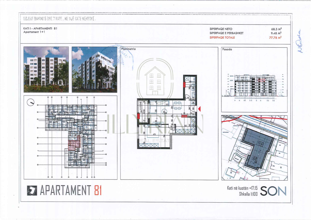 Apartament 1+1 në shitje|PASKUQAN