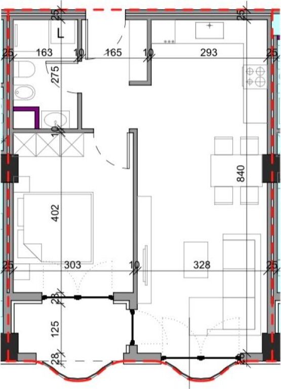 Opportunity 1100€/m2, Aluna Complex 2, Paskuqan, Apartment 1+1 for Sale
