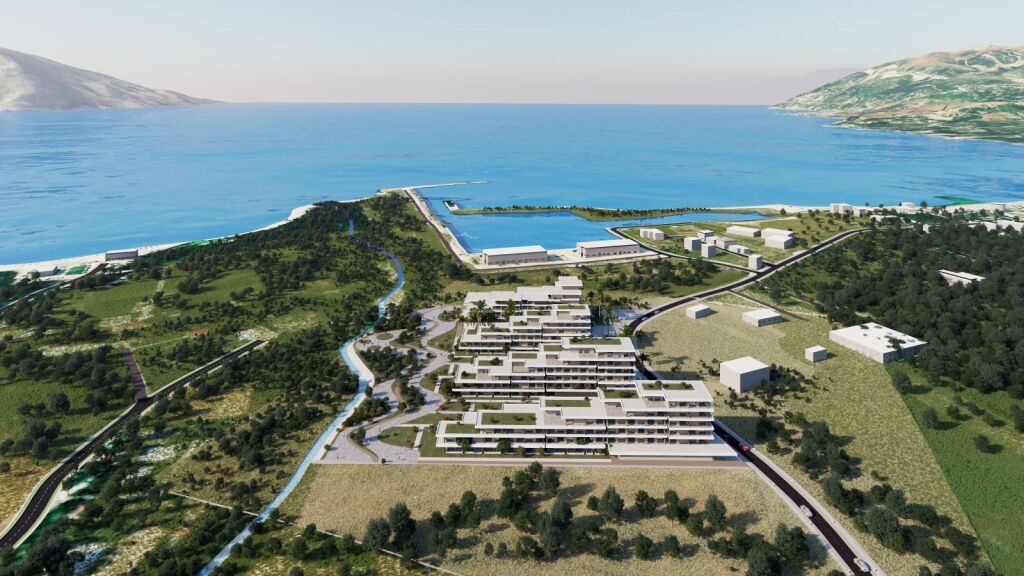 VENDESI APPARTAMENTO 1+1 A ORIKUM CON VISTA SUL MARE