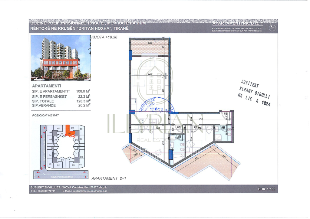 Appartamento di lusso 2+1 in vendita – Laprakë