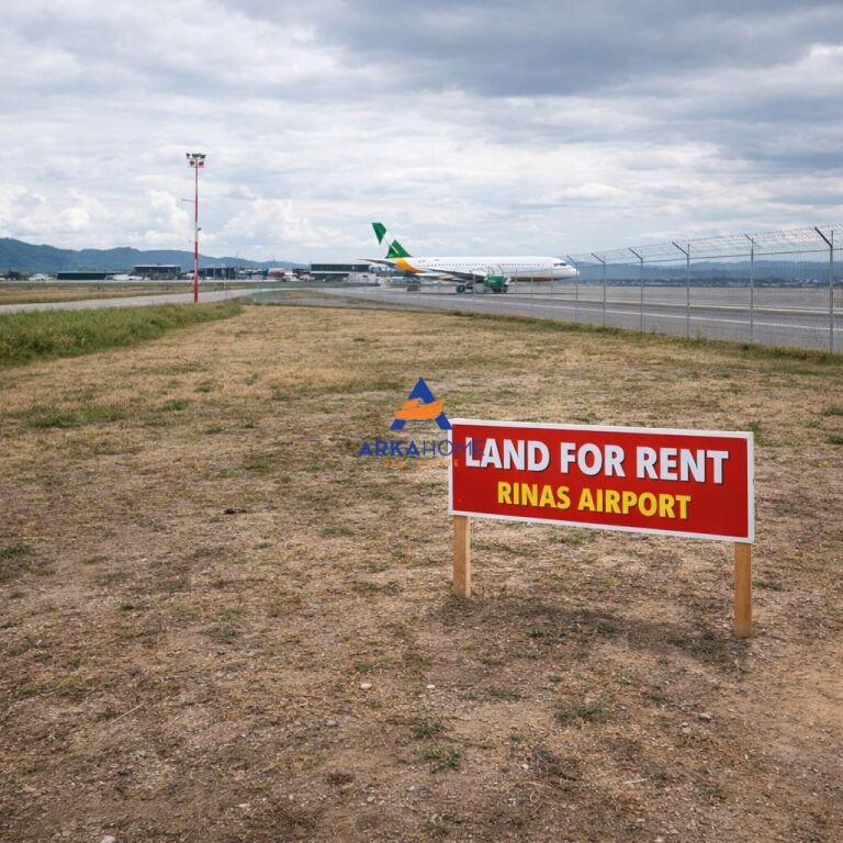 JEPET ME QERA 5000M2 TOKE "PRANE AEROPORTIT TE RINASIT" 4000 EURO