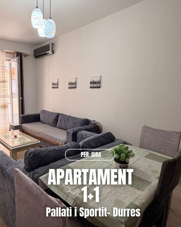 Apartament 1+1 për qira – pranë Pallatit të Sportit
