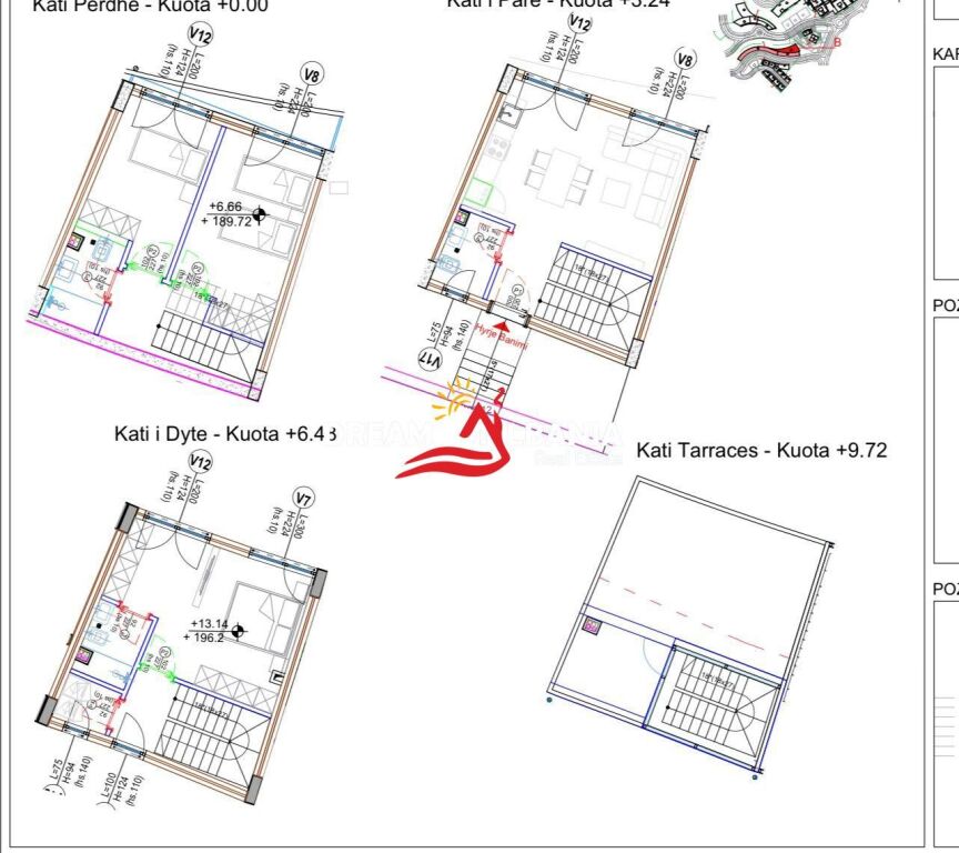 Appartamento triplex presso Residenca Kodra e Diellit 2 (ID 4131495)