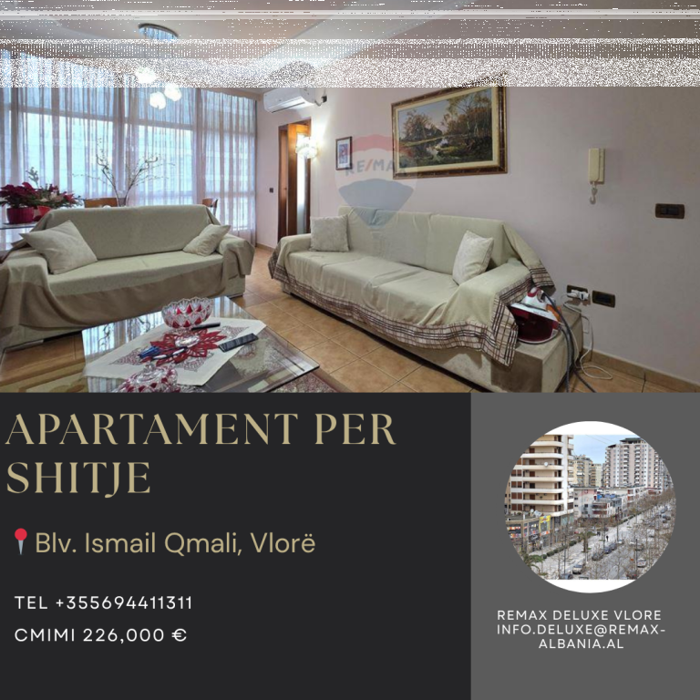 ✨ APPARTAMENTO PREMIUM IN BOULEVARD – VLORË ✨