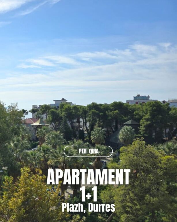 Jepet me Qira Apartament 1+1 – Plazh, Durrës