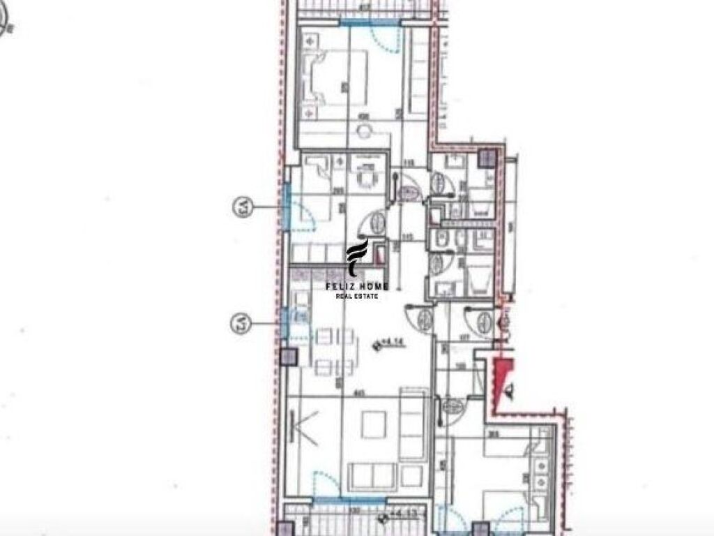 ZYRE ME QERA 128 M2 BULEVARDI I RI 80.000 LEKE FH-67246