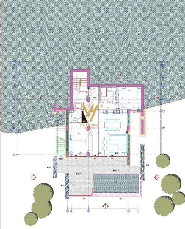 SHITET APARTAMENT 2+1+2 NE GREEN COAST 2, PALASE 714.500 EURO