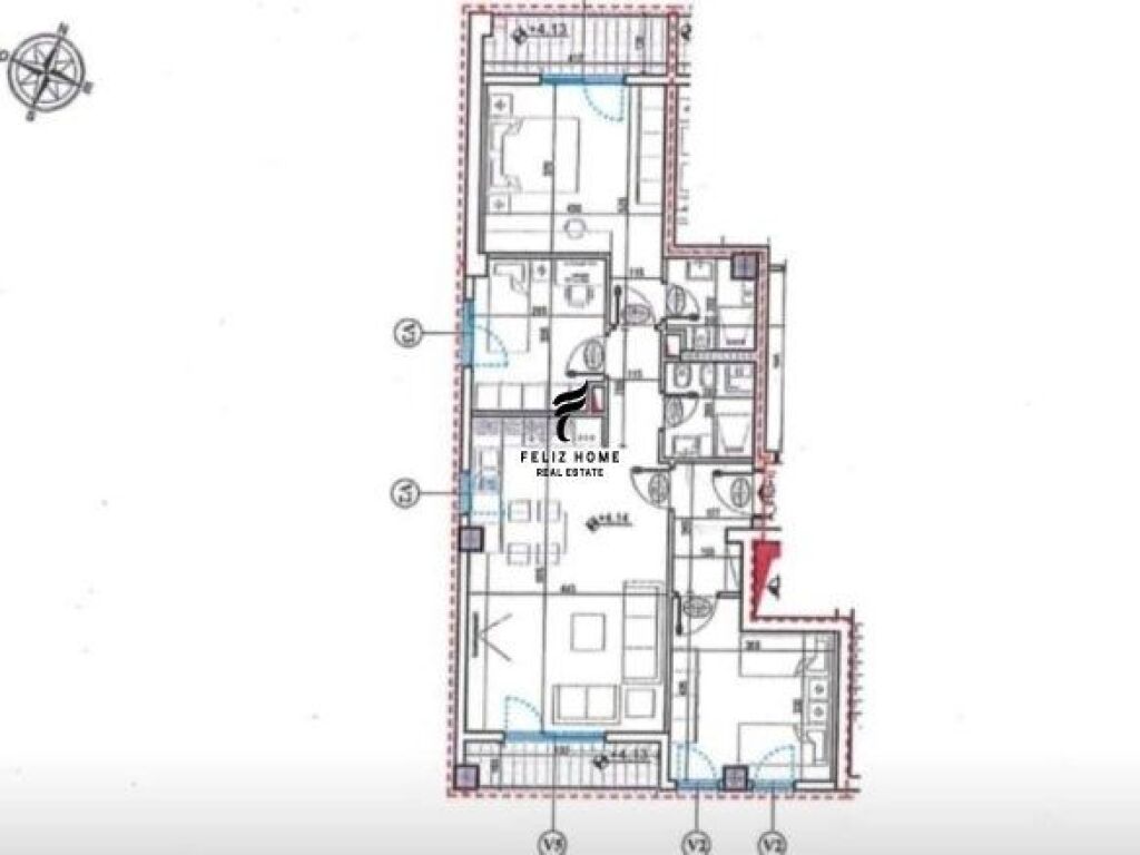 ZYRE ME QERA 128 M2 BULEVARDI I RI 80.000 LEKE FH-67246