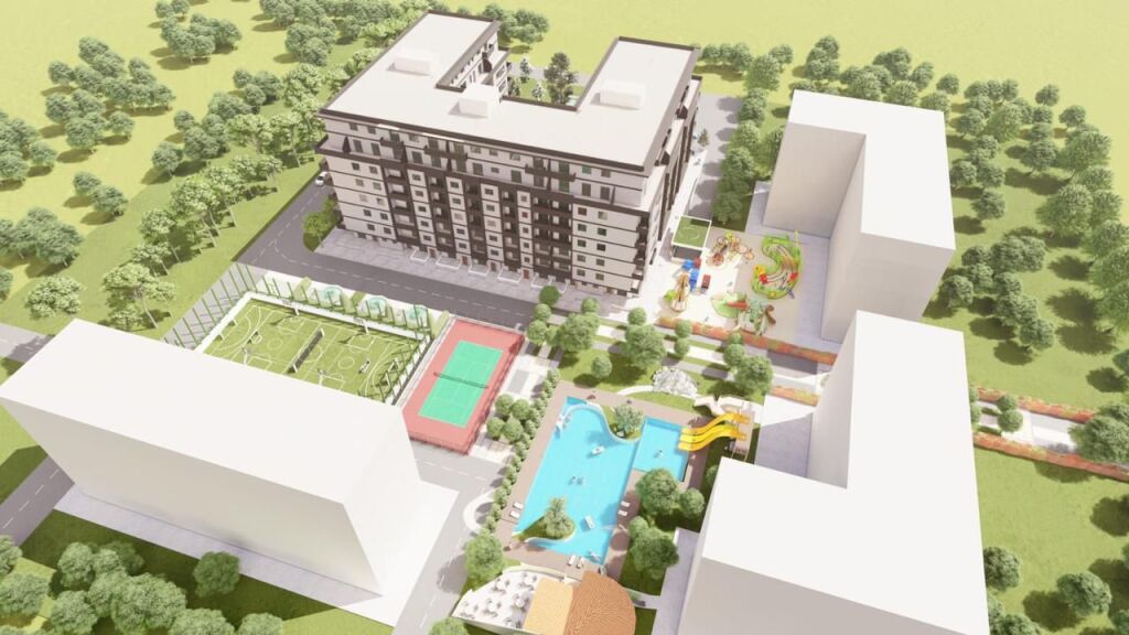 Appartamento 1+1 con posto auto in vendita nella Residenza Sael, Golem Empire67001