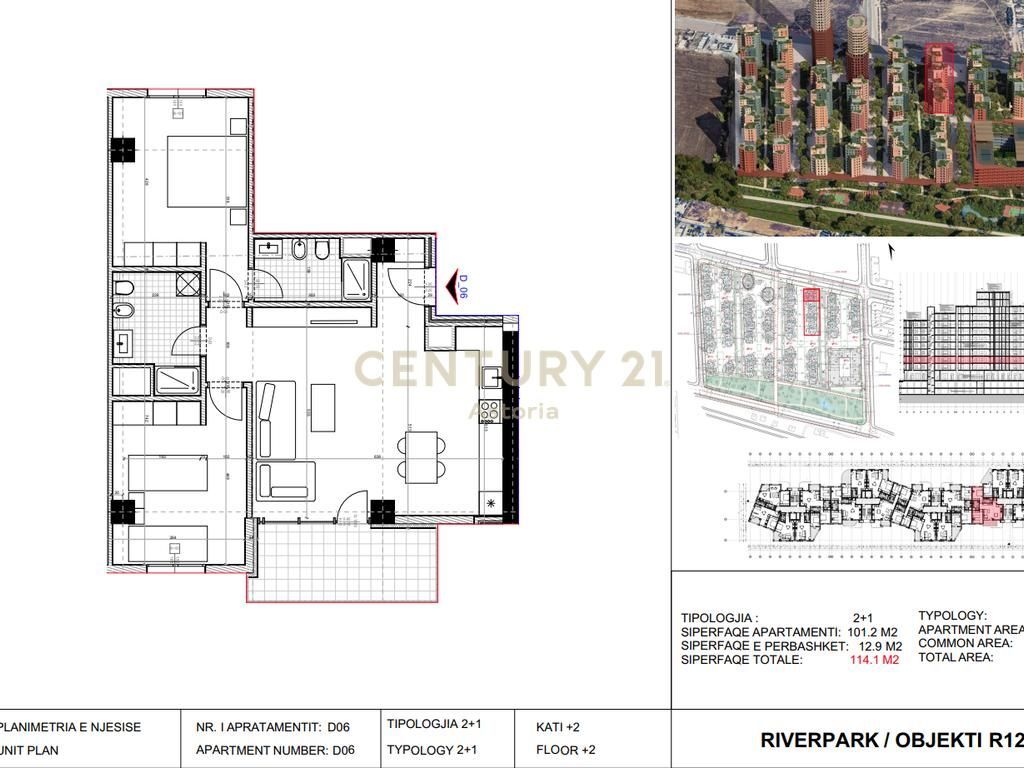 River Park Residence Apartment 2+1+2 for sale