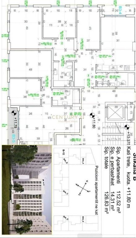 Shitet, Apartament 3+1+2, Rezidenca Porcelani 3, Tiranë