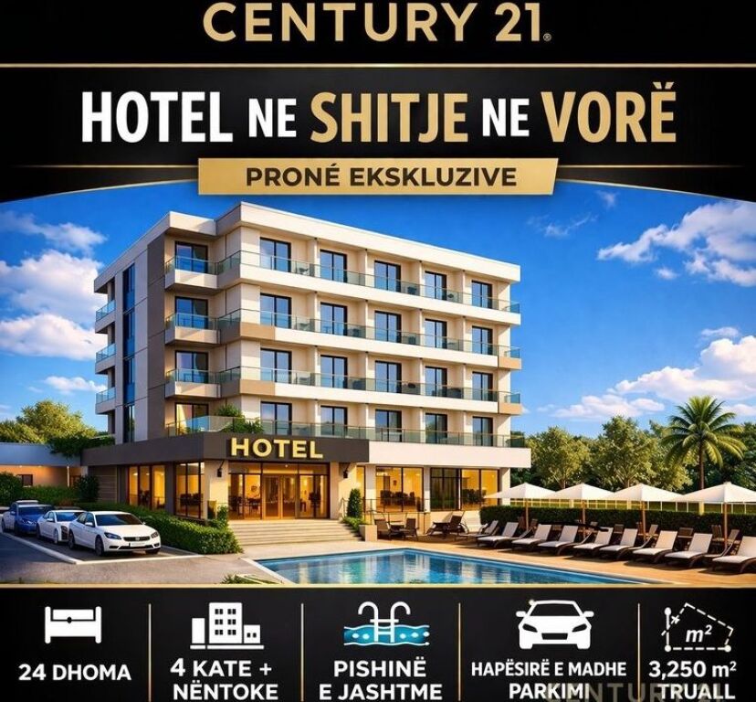 HOTEL EKSKLUZIV PER SHITJE NE VORE!  € 2,000,000
