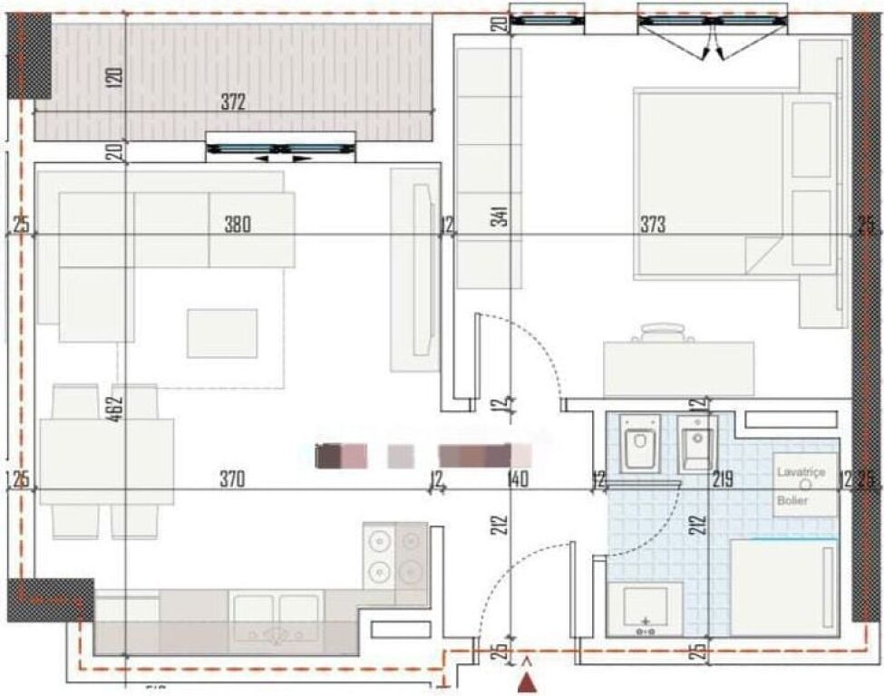 Apartment For Sale 1+1 In Paskuqan (ID B110562) Tirana
